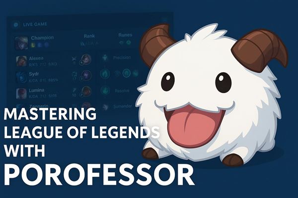 Mastering league of legends with porofessor